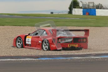 © Octane Photographic Ltd. 2012. Donington Park. Saturday 18th August 2012. Ferrari Open Qualifying session. Ferrari F40. Digital Ref : 0461cb1d1656