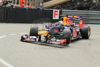 © Octane Photographic Ltd. 2012. F1 Monte Carlo - Practice 2. Thursday 24th May 2012. Sebastian Vettel - Red Bull. Digital Ref : 0352cb1d5787