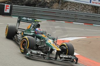© Octane Photographic Ltd. 2012. F1 Monte Carlo - Practice 2. Thursday 24th May 2012. Vitaly Petrov - Caterham. Digital Ref : 0352cb1d5861