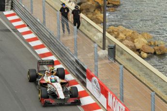 © Octane Photographic Ltd. 2012. F1 Monte Carlo - Practice 2. Thursday 24th May 2012. Narain Karthikeyan - HRT. Digital Ref : 0352cb1d5871