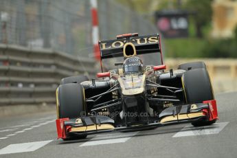 © Octane Photographic Ltd. 2012. F1 Monte Carlo - Practice 2. Thursday 24th May 2012. Kimi Raikkonen - Lotus. Digital Ref : 0352cb1d5976