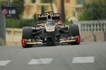 © Octane Photographic Ltd. 2012. F1 Monte Carlo - Practice 2. Thursday 24th May 2012. Kimi Raikkonen - Lotus. Digital Ref : 0352cb1d6035
