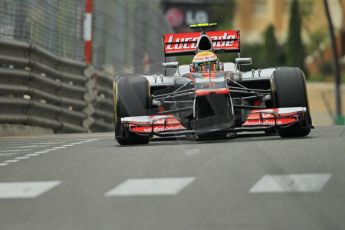 © Octane Photographic Ltd. 2012. F1 Monte Carlo - Practice 2. Thursday 24th May 2012. Lewis Hamilton - McLaren. Digital Ref : 0352cb1d6039