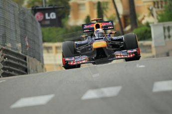 © Octane Photographic Ltd. 2012. F1 Monte Carlo - Practice 2. Thursday 24th May 2012. Sebastian Vettel - Red Bull. Digital Ref  : 0352cb1d6048
