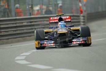 © Octane Photographic Ltd. 2012. F1 Monte Carlo - Practice 2. Thursday 24th May 2012. Jean-Eric Vergne - Toro Rosso. Digital Ref : 0352cb1d6052