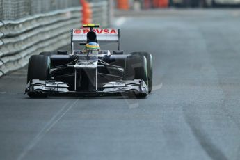 © Octane Photographic Ltd. 2012. F1 Monte Carlo - Practice 2. Thursday 24th May 2012. Bruno Senna - Williams. Digital Ref : 0352cb1d6092
