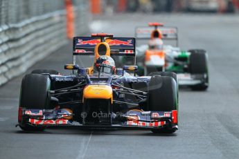 © Octane Photographic Ltd. 2012. F1 Monte Carlo - Practice 2. Thursday 24th May 2012. Sebastian Vettel - Red Bull. Digital Ref : 0352cb1d6111