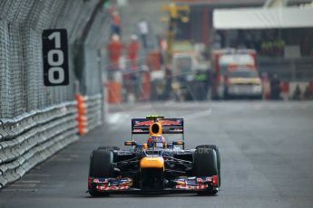 © Octane Photographic Ltd. 2012. F1 Monte Carlo - Practice 2. Thursday 24th May 2012. Mark Webber - Red Bull. Digital Ref : 0352cb1d6194
