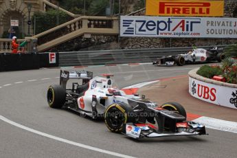 © Octane Photographic Ltd. 2012. F1 Monte Carlo - Practice 2. Thursday 24th May 2012. Kamui Kobayashi - Sauber. Digital Ref : 0352cb7d7991