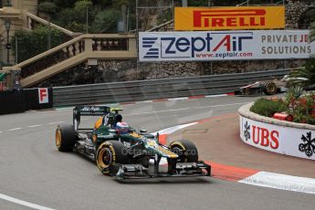 © Octane Photographic Ltd. 2012. F1 Monte Carlo - Practice 2. Thursday 24th May 2012. Vitaly Petrov - Caterham. Digital Ref : 0352cb7d8005