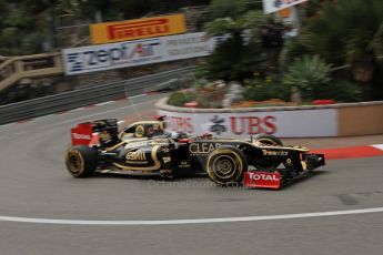 © Octane Photographic Ltd. 2012. F1 Monte Carlo - Practice 2. Thursday 24th May 2012. Kimi Raikkonen - Lotus. Digital Ref : 0352cb7d8051