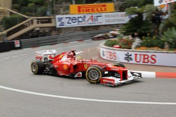 © Octane Photographic Ltd. 2012. F1 Monte Carlo - Practice 2. Thursday 24th May 2012. Fernando Alonso - Ferrari. Digital Ref : 0352cb7d8162