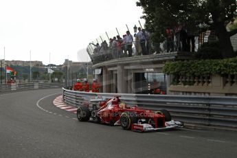 © Octane Photographic Ltd. 2012. F1 Monte Carlo - Practice 2. Thursday 24th May 2012. Fernando Alonso - Ferrari. Digital Ref : 0352cb7d8220