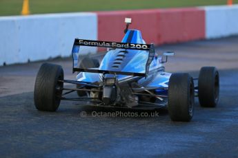 World © Octane Photographic Ltd. Formula Ford Sampler Day – Silverstone December 15th 2012. George Blundell - Fan Powered Racer. Digital Ref :