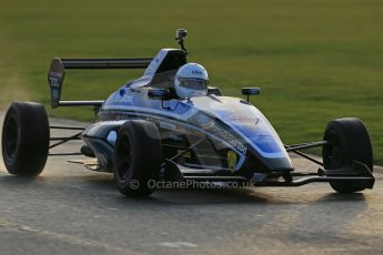 World © Octane Photographic Ltd. Formula Ford Sampler Day – Silverstone December 15th 2012. George Blundell - Fan Powered Racer. Digital Ref :