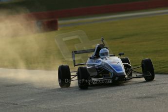 World © Octane Photographic Ltd. Formula Ford Sampler Day – Silverstone December 15th 2012. George Blundell - Fan Powered Racer. Digital Ref :