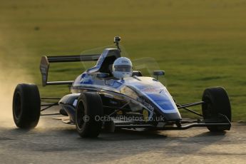 World © Octane Photographic Ltd. Formula Ford Sampler Day – Silverstone December 15th 2012. George Blundell - Fan Powered Racer. Digital Ref :