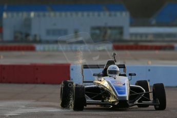 World © Octane Photographic Ltd. Formula Ford Sampler Day – Silverstone December 15th 2012. George Blundell - Fan Powered Racer. Digital Ref :