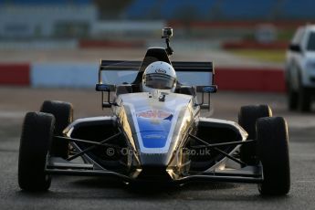 World © Octane Photographic Ltd. Formula Ford Sampler Day – Silverstone December 15th 2012. George Blundell - Fan Powered Racer. Digital Ref :