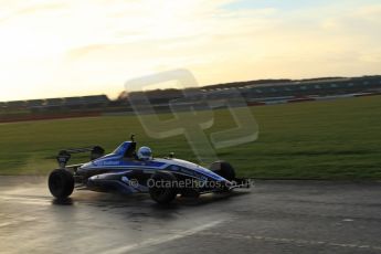 World © Octane Photographic Ltd. Formula Ford Sampler Day – Silverstone December 15th 2012. George Blundell - Fan Powered Racer. Digital Ref :