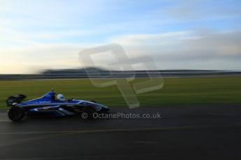 World © Octane Photographic Ltd. Formula Ford Sampler Day – Silverstone December 15th 2012. George Blundell - Fan Powered Racer. Digital Ref :