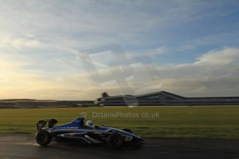 World © Octane Photographic Ltd. Formula Ford Sampler Day – Silverstone December 15th 2012. George Blundell - Fan Powered Racer. Digital Ref :