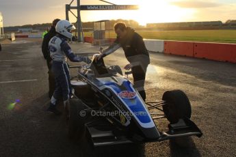 World © Octane Photographic Ltd. Formula Ford Sampler Day – Silverstone December 15th 2012. George Blundell - Fan Powered Racer. Digital Ref :