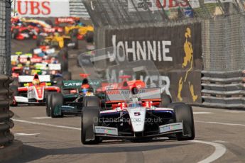 © Octane Photographic Ltd. 2012. Formula Renault 3.5 Monte Carlo - Race. Sunday 27th May 2012. Sam Bird - ISR, leads the pack. Digital Ref : 0359cb7d9421