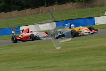 © Octane Photographic Ltd. 2012. Donington Park. Sunday 19th August 2012. Formula Renault BARC Race 2. Oliver Sirrell - ACS Motorsport and Hongwei Cao - Fortec Motorsports. Digital Ref : 0463lw1d3288