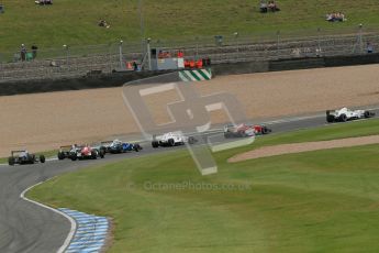 © Octane Photographic Ltd. 2012. Donington Park. Sunday 19th August 2012. Formula Renault BARC Race 2. The battle for 6th, James Fletcher and Kieran Vernon. Digital Ref : 0463lw1d3371