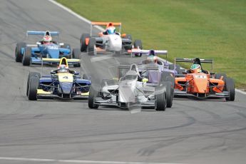 © Chris Enion/Octane Photographic Ltd. 2012. Donington Park. Sunday 19th August 2012. Formula Renault BARC Race 3. Race Winner David Wagner - MGR Motorsport. Digital Ref : 0468ce1d0176