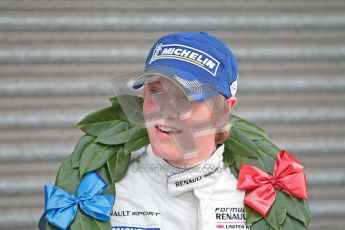 © Chris Enion/Octane Photographic Ltd. 2012. Donington Park. Sunday 19th August 2012. Formula Renault BARC Race 3. Race Winner David Wagner - MGR Motorsport. Digital Ref : 0468ce1d0492