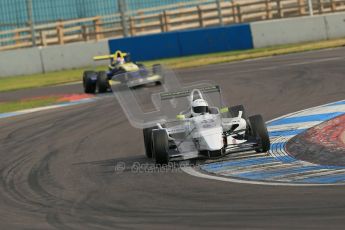 © Octane Photographic Ltd. 2012. Donington Park. Sunday 19th August 2012. Formula Renault BARC Race 3. Race Winner David Wagner - MGR Motorsport, Scott malvern - Cullen Motorsport. Digital Ref :