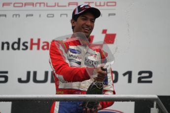 © Octane Photographic Ltd. 2012. FIA Formula 2 - Brands Hatch - Saturday 14th July 2012 - Race 1 - Luciano Bacheta. Digital Ref : 0405lw7d9096