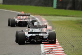 © Octane Photographic Ltd. 2012. FIA Formula 2 - Brands Hatch - Sunday 15th July 2012 - Race 2 - Luciano Bacheta and Max Snegirev. Digital Ref : 0408lw7d2438