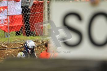 © Octane Photographic Ltd. 2012. FIA Formula 2 - Brands Hatch - Sunday 15th July 2012 - Race 2 - Matheo Tuscher caused a safety car deployment after his off at Paddock Hill. Digital Ref : 0408lw7d2498