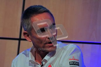 © 2012 Octane Photographic Ltd/ Carl Jones. Martin Whitmarsh, McLaren, FOTA Fan Forum. Digital Ref: 0395CJ7D8113