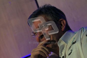 © 2012 Octane Photographic Ltd/ Carl Jones. Ross Brawn, Mercedes, FOTA Fan Forum. Digital Ref: