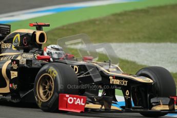 © 2012 Octane Photographic Ltd. German GP Hockenheim - Friday 20th July 2012 - F1 Practice 1. Lotus E20 - Kimi Raikkonen. Digital Ref : 0410lw1d3485