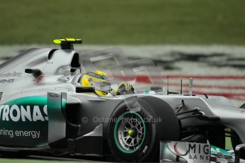 © 2012 Octane Photographic Ltd. German GP Hockenheim - Friday 20th July 2012 - F1 Practice 1. Mercedes W03 - Nico Rosberg. Digital Ref : 0410lw1d3557
