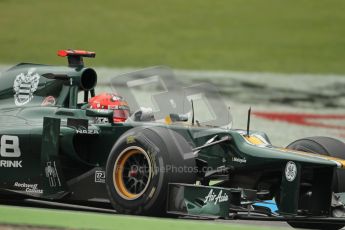 © 2012 Octane Photographic Ltd. German GP Hockenheim - Friday 20th July 2012 - F1 Practice 1. Caterham CT01 - Heikki Kovalainen. Digital Ref : 0410lw1d3598