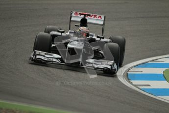 © 2012 Octane Photographic Ltd. German GP Hockenheim - Friday 20th July 2012 - F1 Practice 1. Williams FW34 - Pastor Maldonado. Digital Ref : 0410lw1d3650