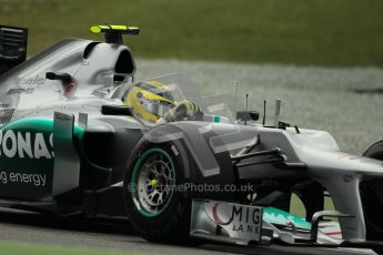 © 2012 Octane Photographic Ltd. German GP Hockenheim - Friday 20th July 2012 - F1 Practice 1. Mercedes W03 - Nico Rosberg. Digital Ref : 0410lw1d3694