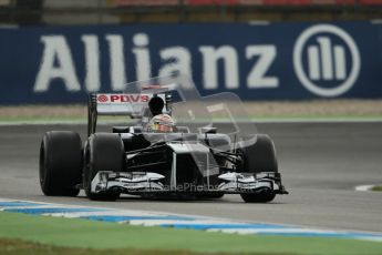 © 2012 Octane Photographic Ltd. German GP Hockenheim - Friday 20th July 2012 - F1 Practice 1. Williams FW34 - Pastor Maldonado. Digital Ref : 0410lw1d3783