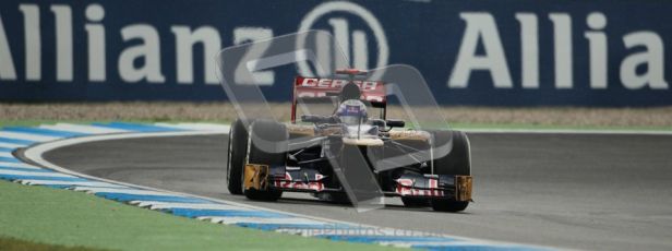 © 2012 Octane Photographic Ltd. German GP Hockenheim - Friday 20th July 2012 - F1 Practice 1. Toro Rosso STR7 - Daniel Ricciardo. Digital Ref : 0410lw1d3925