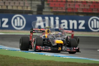 © 2012 Octane Photographic Ltd. German GP Hockenheim - Friday 20th July 2012 - F1 Practice 1. Red Bull RB8 - Mark Webber. Digital Ref : 0410lw1d4305