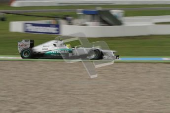 © 2012 Octane Photographic Ltd. German GP Hockenheim - Friday 20th July 2012 - F1 Practice 1. Mercedes W03 - Nico Rosberg. Digital Ref : 0410lw7d0395