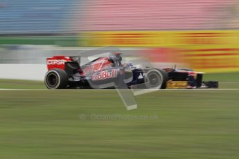© 2012 Octane Photographic Ltd. German GP Hockenheim - Friday 20th July 2012 - F1 Practice 1. Toro Rosso STR7 - Daniel Ricciardo. Digital Ref : 0410lw7d0644