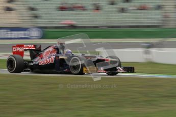 © 2012 Octane Photographic Ltd. German GP Hockenheim - Friday 20th July 2012 - F1 Practice 1. Toro Rosso STR7 - Daniel Ricciardo. Digital Ref : 0410lw7d0710