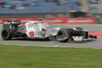 © 2012 Octane Photographic Ltd. German GP Hockenheim - Friday 20th July 2012 - F1 Practice 1. Sauber C31 - Kamui Kobayashi. Digital Ref : 0410lw7d0933